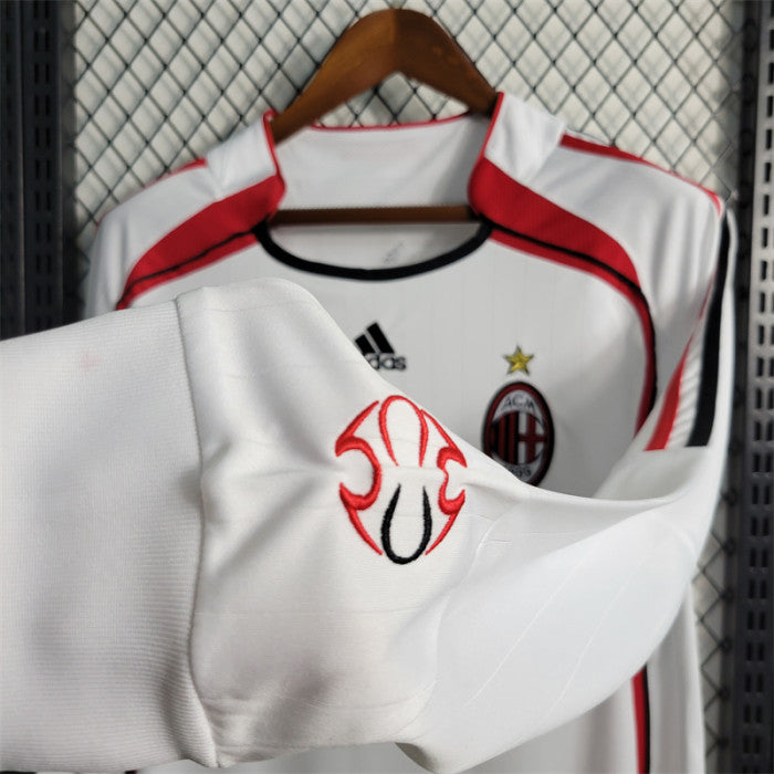 AC Milan 2007/2008 Away Long Sleeve Retro Kit