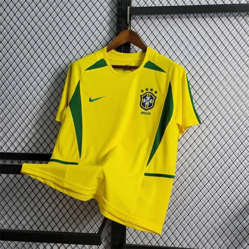 Brazil 2002 World Cup Home Retro Kit