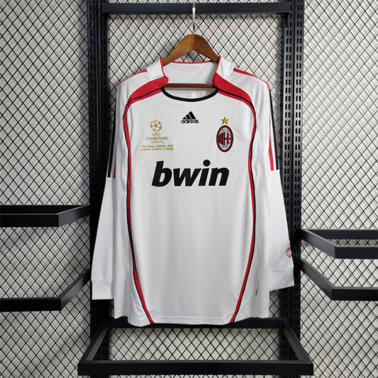 AC Milan 2007/2008 Away Long Sleeve Retro Kit