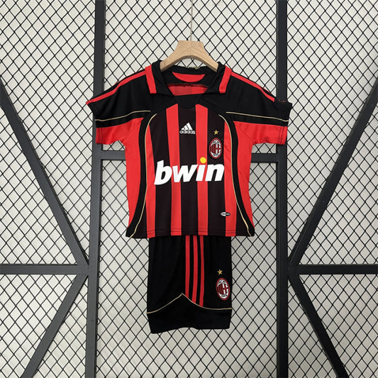 AC Milan 2006/2007 Home Retro Kids Kit