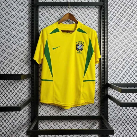 Brazil 2002 World Cup Home Retro Kit