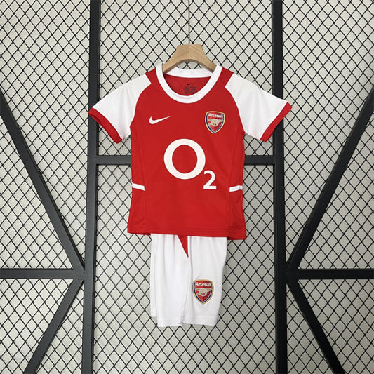 Arsenal 2002/2004 Home Retro Kids Kit